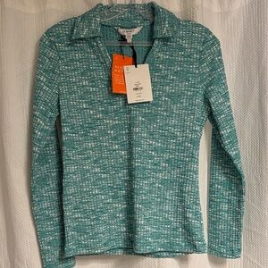 LK Bennett Teal/White Shirt - Brand new/tags on!